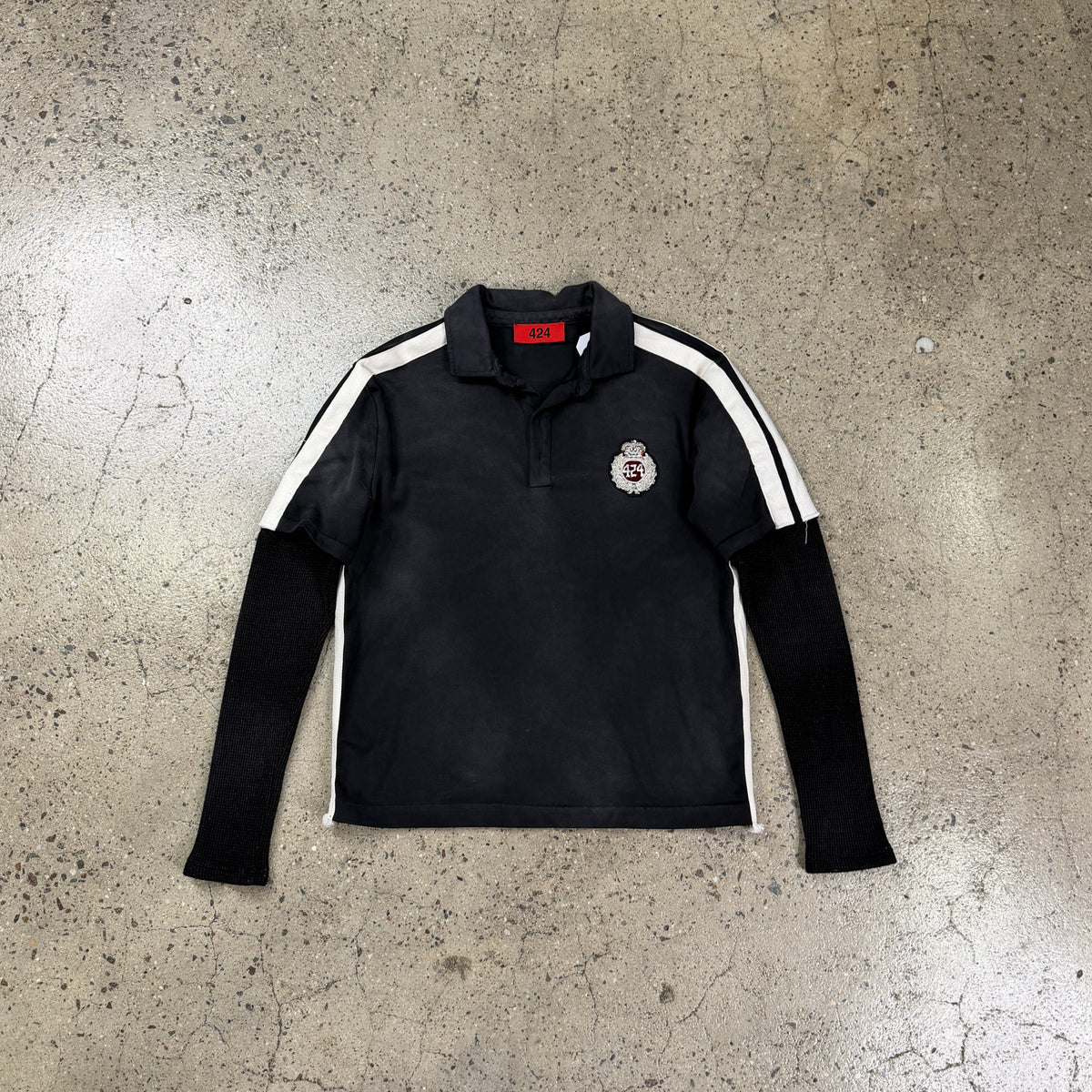 424 Academy Polo Double Sleeve Thermal