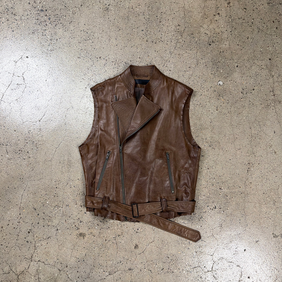Haider Ackermann SS11 Leather Vest