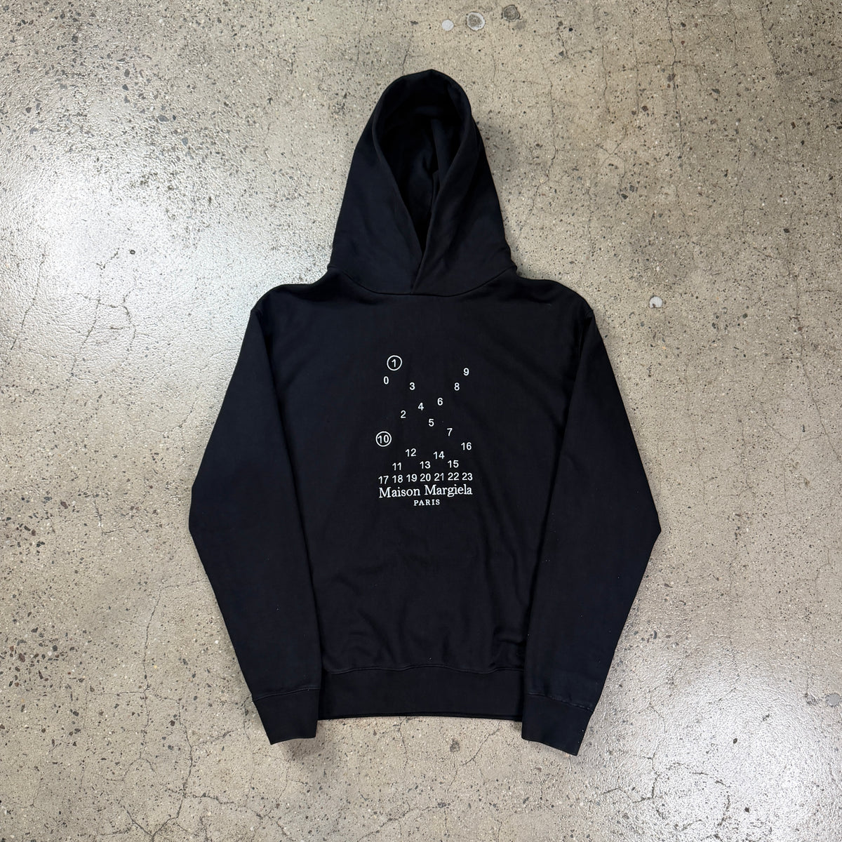 Maison Margiela Embroidered Pullover Hoodie