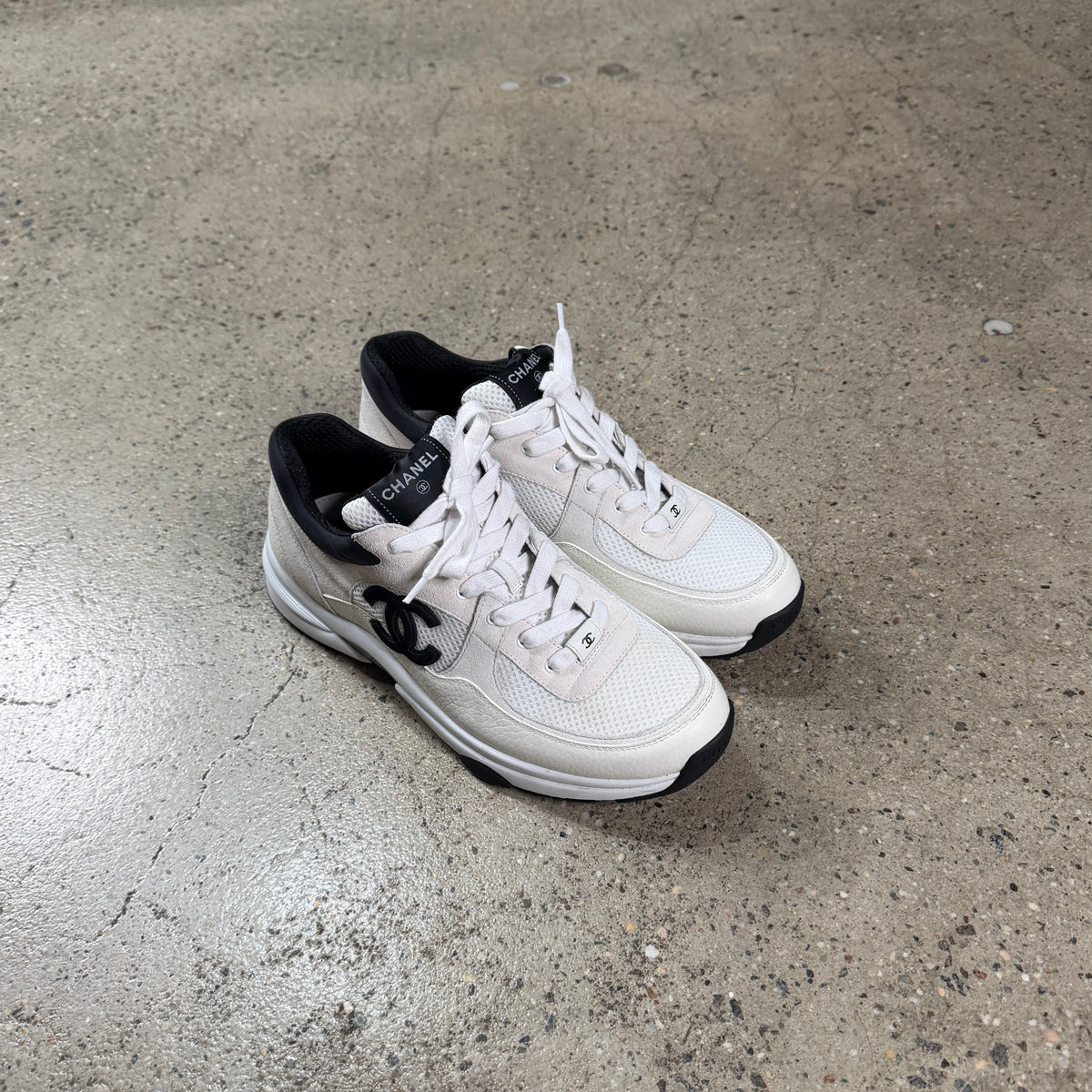 Chanel CC Logo Sneakers