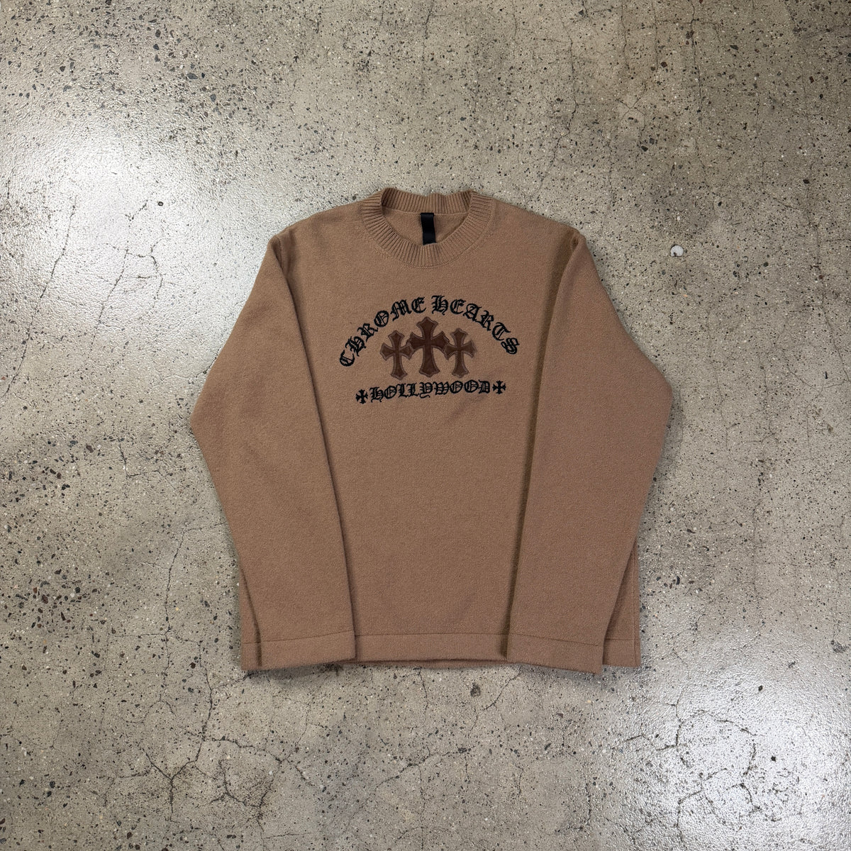 Chrome Hearts Cross Patch King Taco Cashmere Sweater