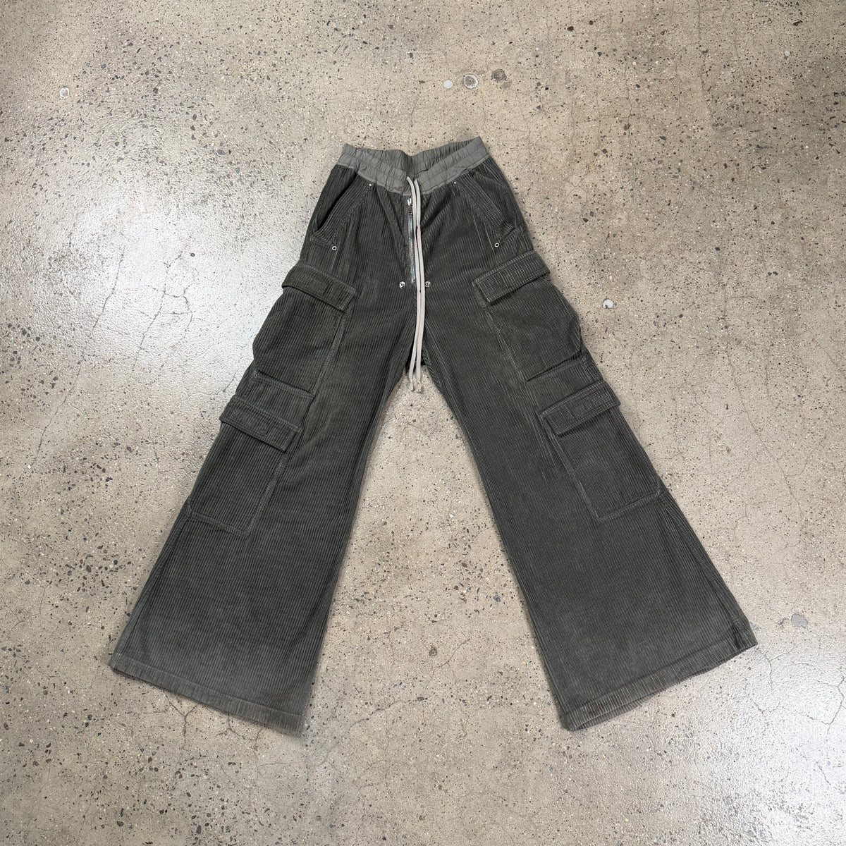 Rick Owens Bela Corduroy Cargo Pants