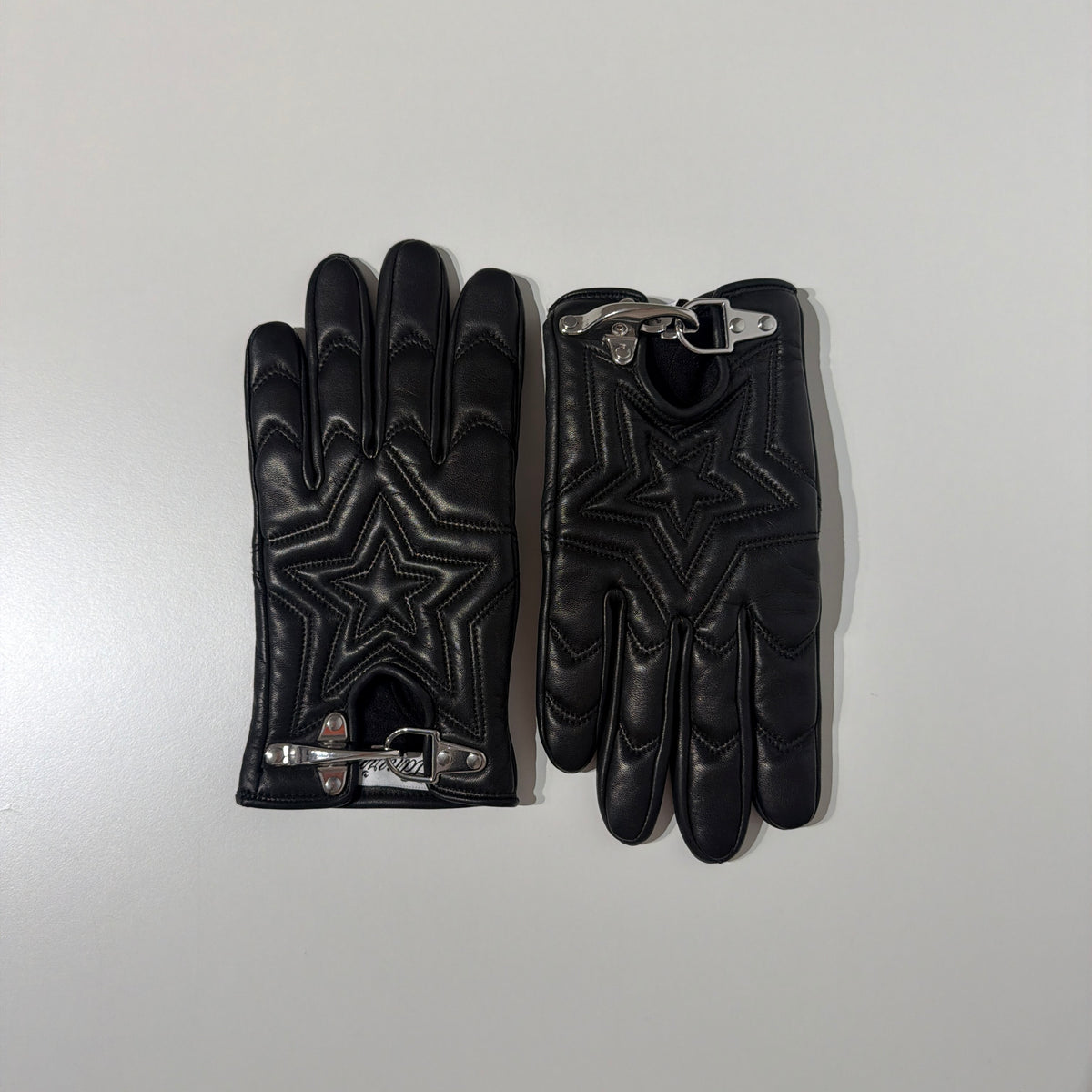 Lanvin Lambskin Leather Star Gloves