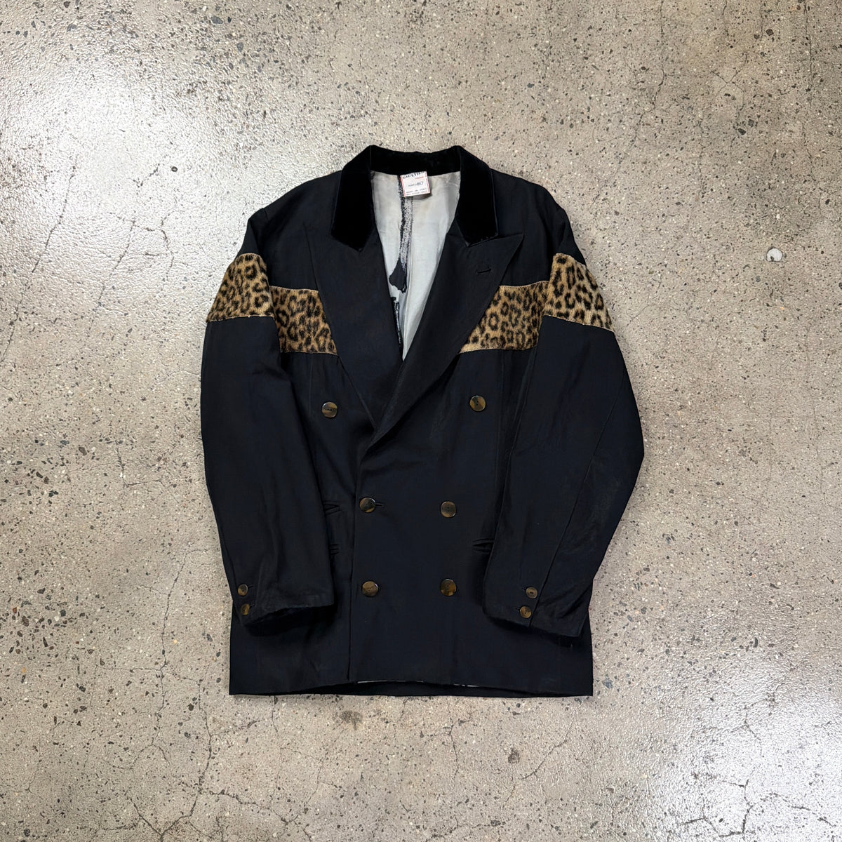 Jean Paul Gaultier FW1987 “Les Rock Stars” Cheetah Fur Print Blazer