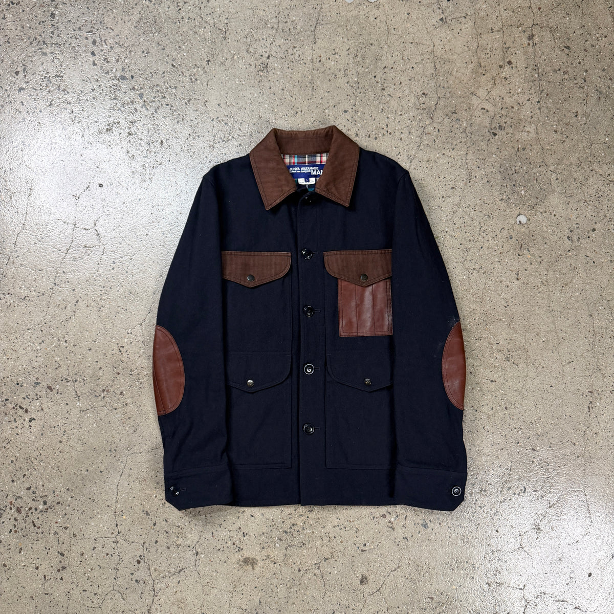 Junya Watanabe AW11 Leather Patch Hunting Jacket