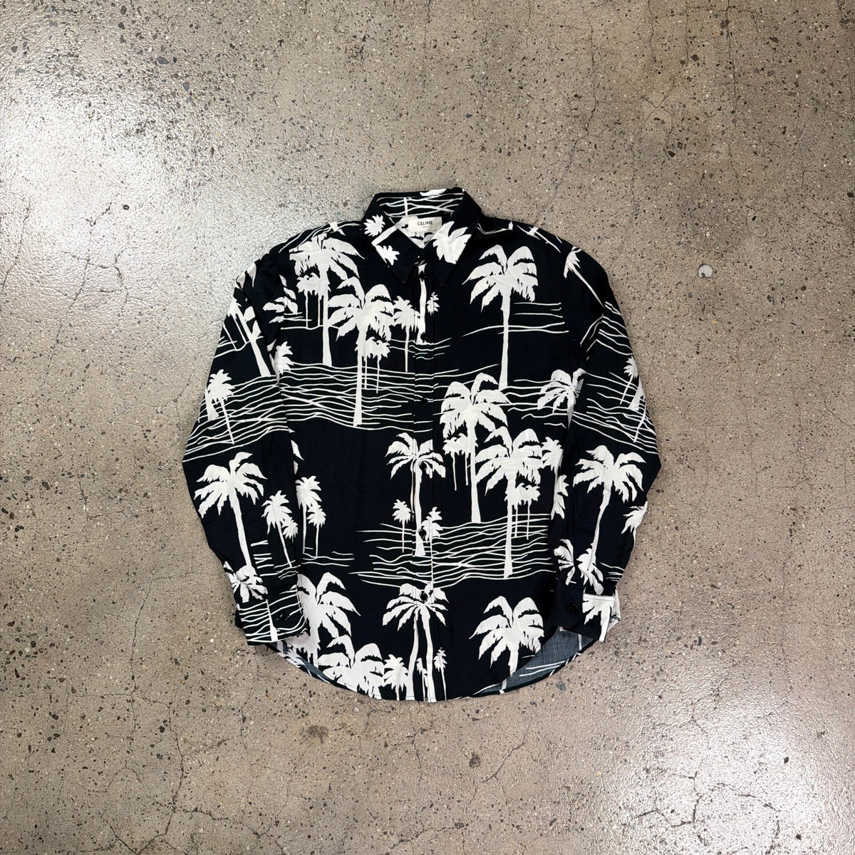 Celine SS21 Palm Tree LS Shirt