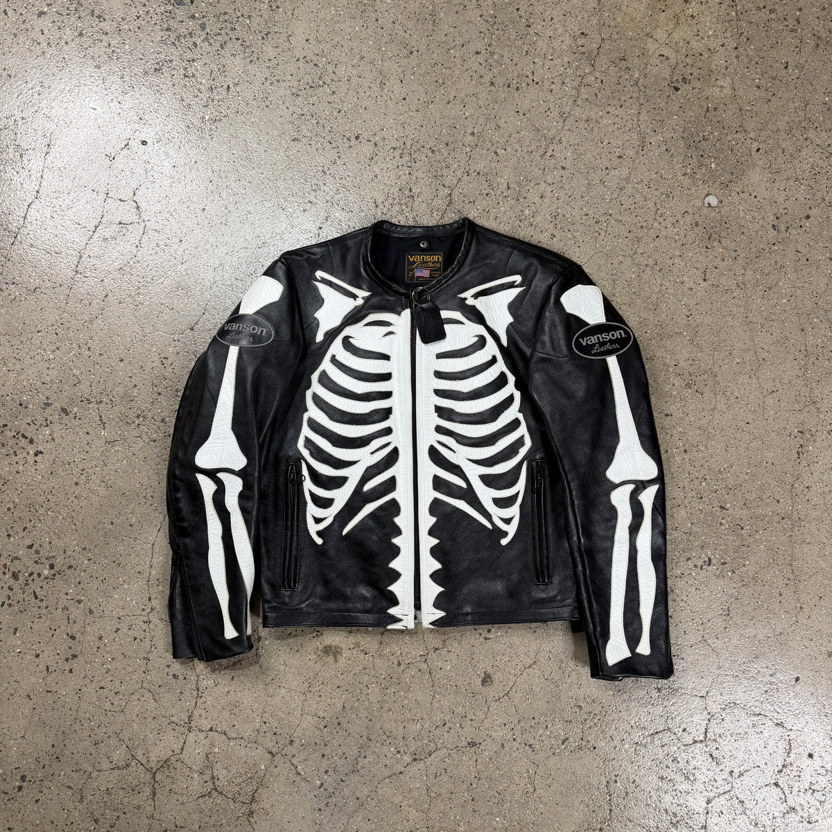Vanson Leathers Skeleton Jacket