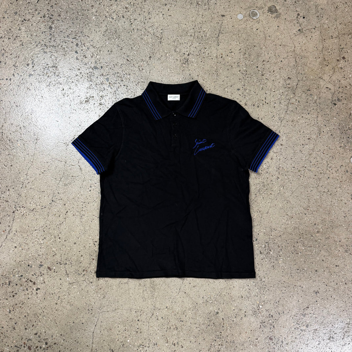 Saint Laurent Script Polo
