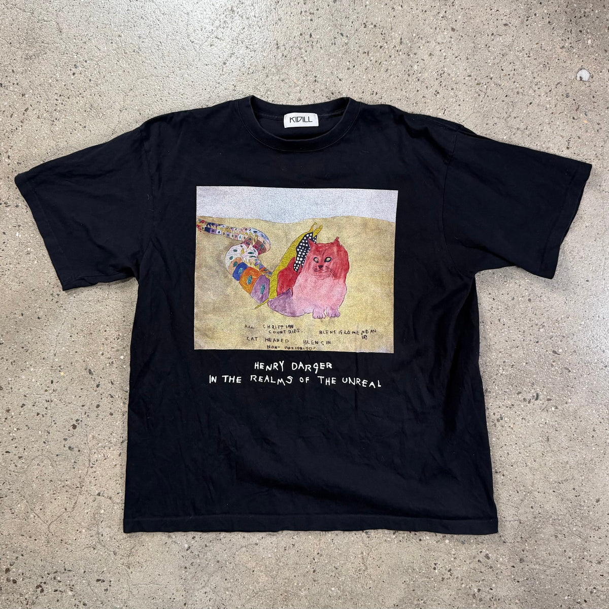 Kidill X Henry Darger Catbug Tee L tops