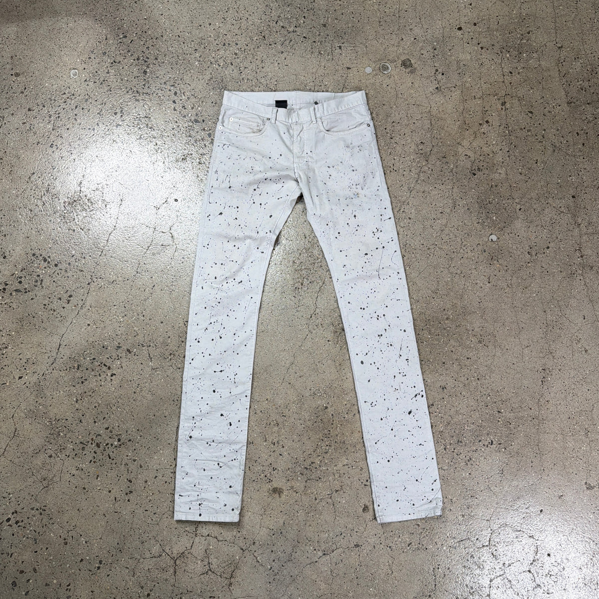 Dior Homme Paint Splatter Jeans