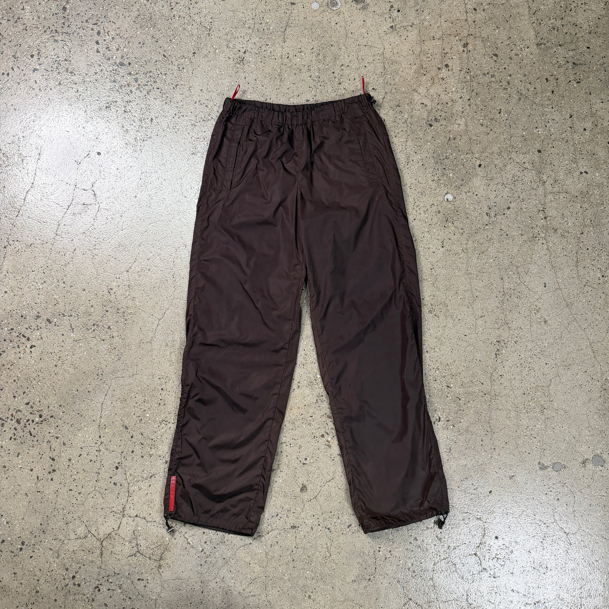 Prada Nylon Straight Leg Pants