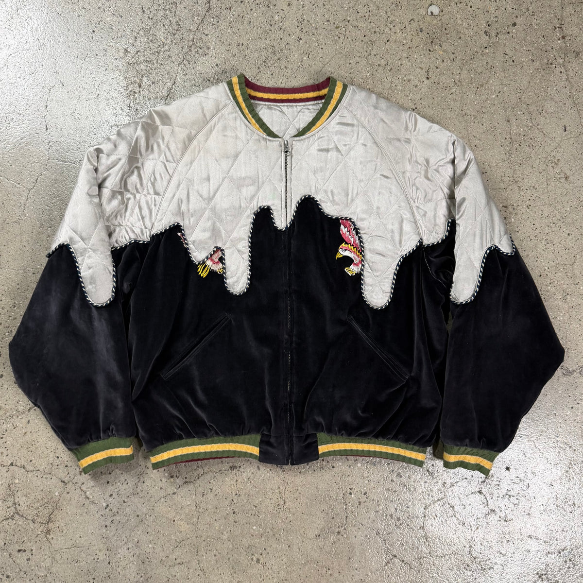 Kapital Sulfur Dyed Velveteen Toro-Toro Souvenir Jacket