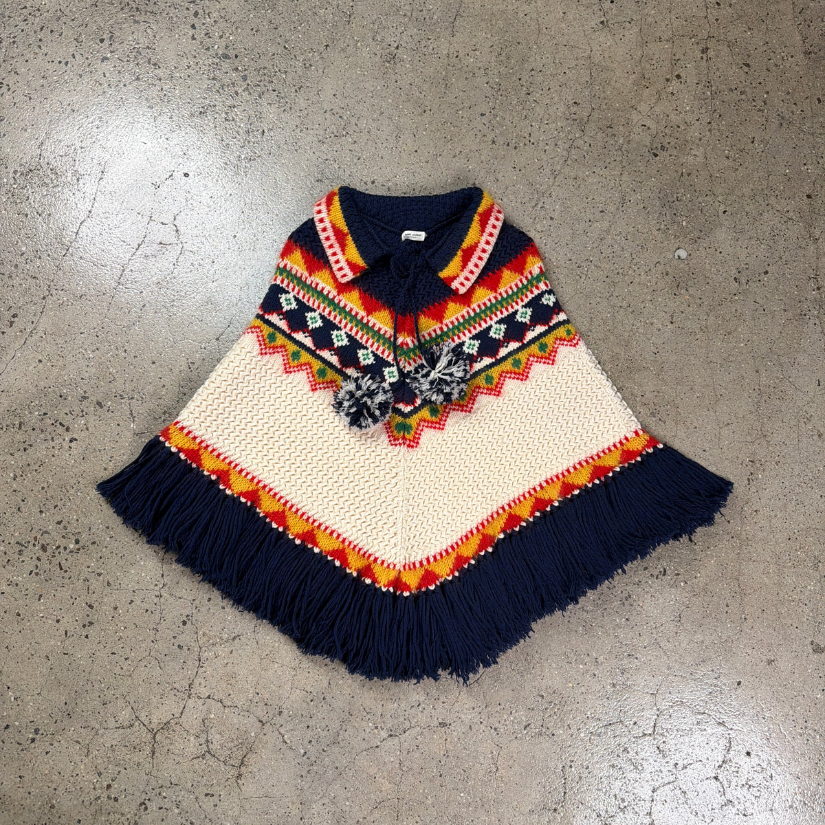 Saint Laurent SS16 Poncho