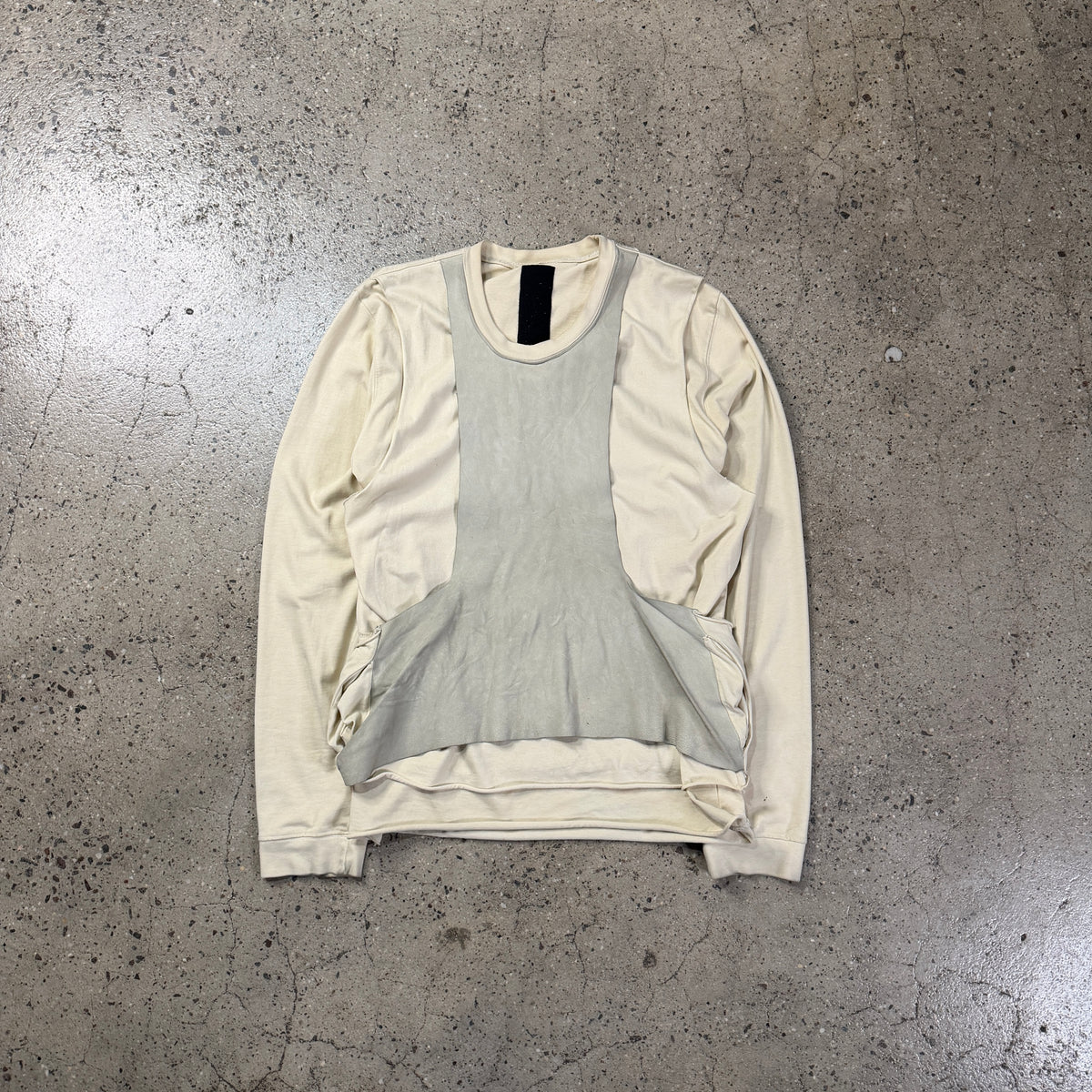 Rick Owens Layered Slab Crewneck Sweater