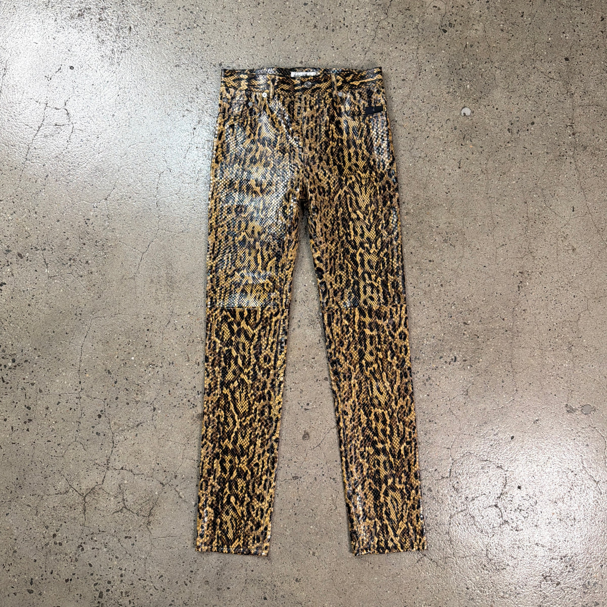 Saint Laurent FW16 1/1 Python Cheetah Print Pants