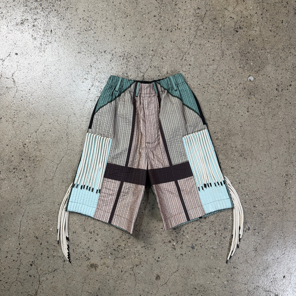 Craig Green AW18 Quilted Tassel Rope Shorts