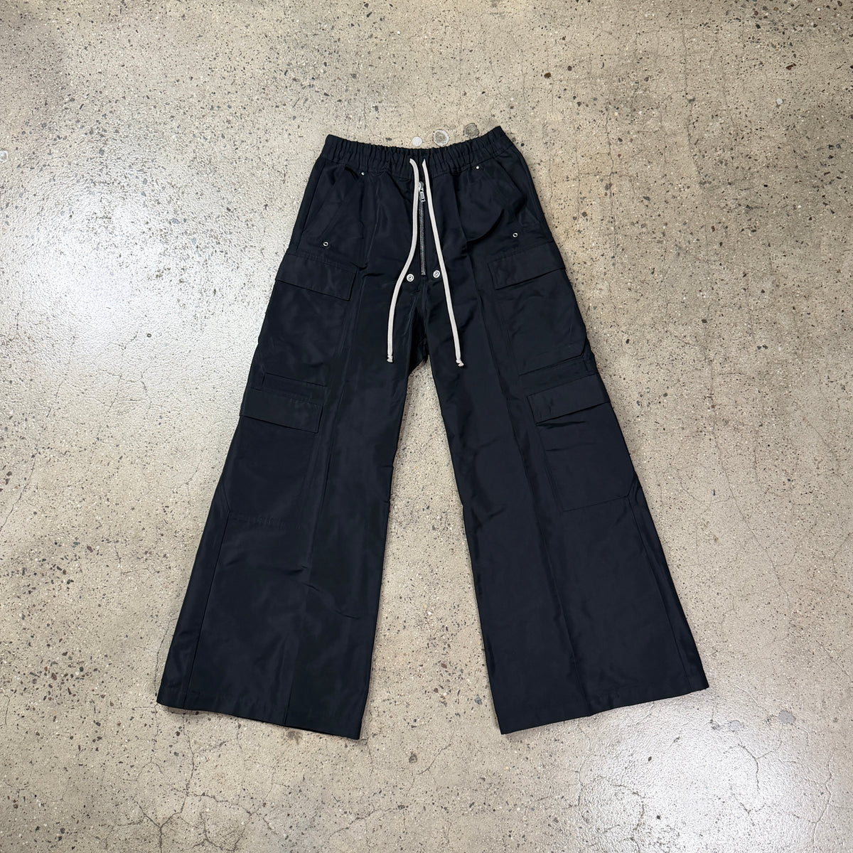 Rick Owens SS24 Lido Nylon Bela Cargo Pants