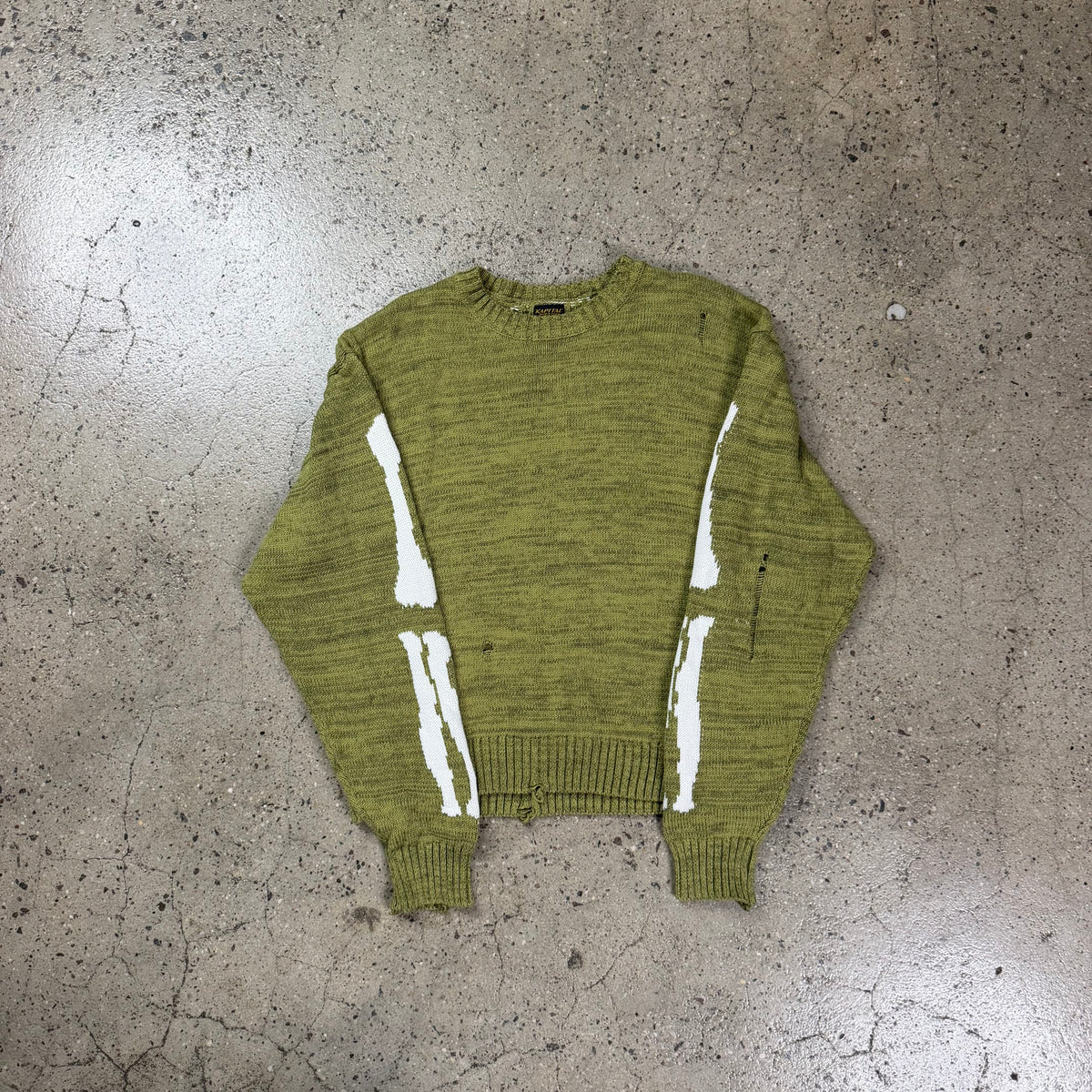 Kapital 5G Distressed Bones Knit Sweater