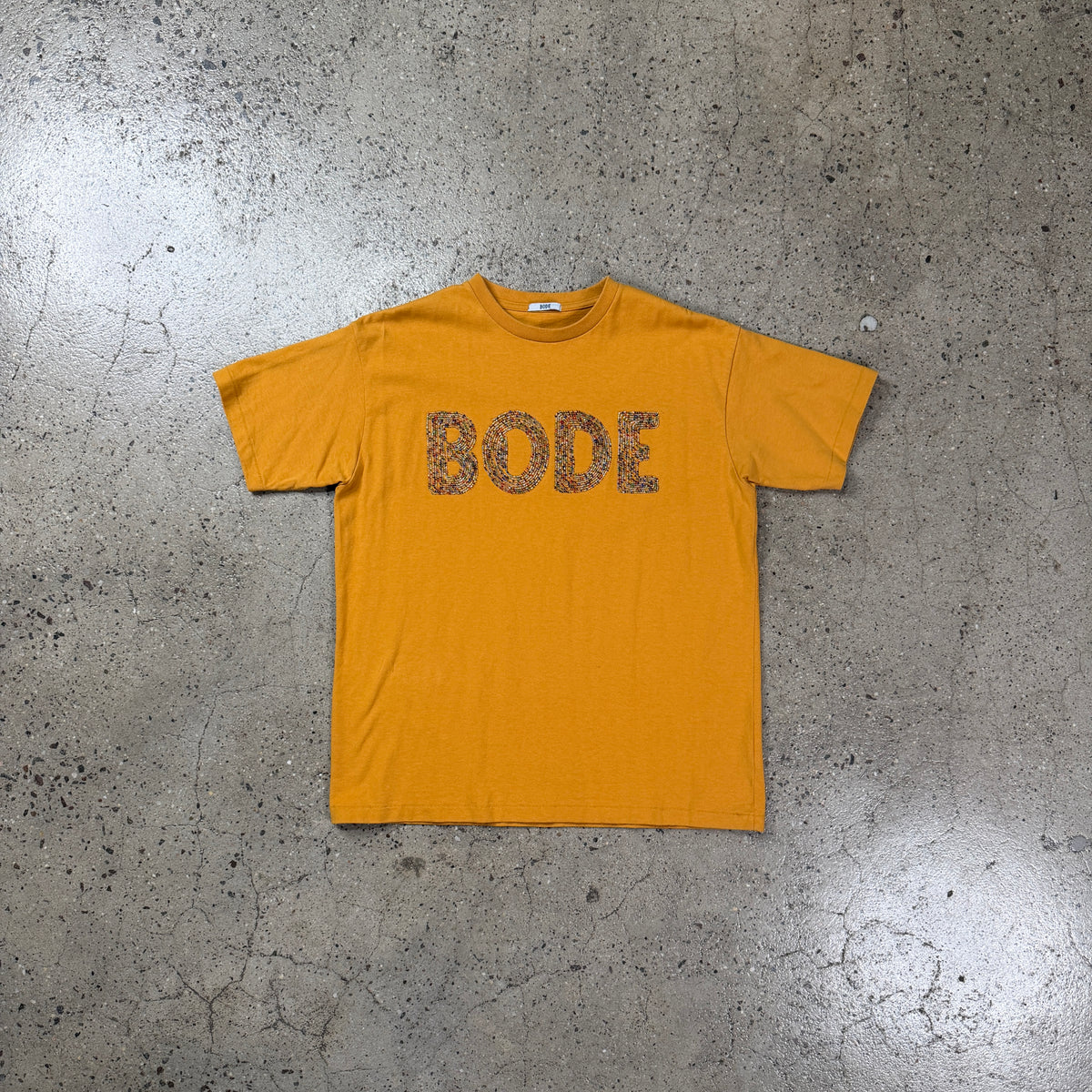 Bode Beaded Logo Tee