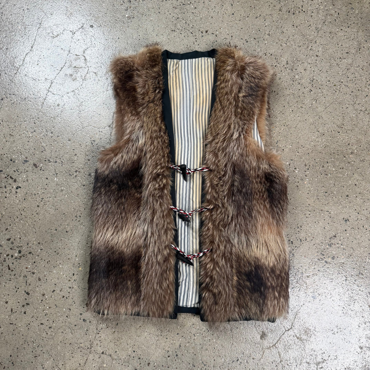 Thom Browne Raccoon Fur Vest outerwear