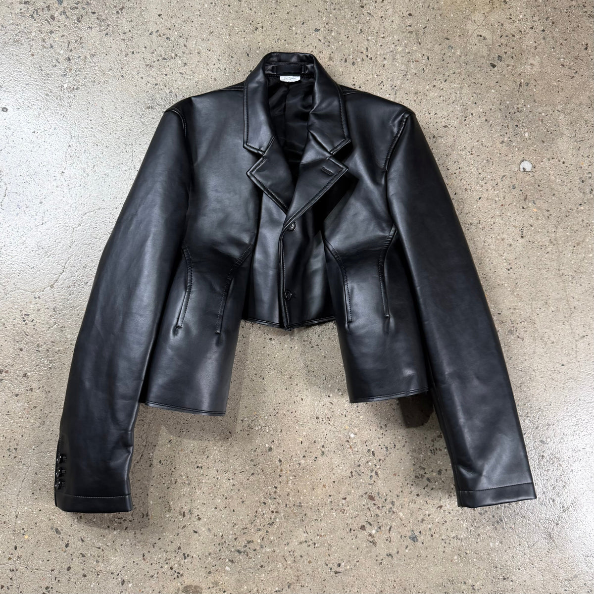 Comme Des Garçons Homme Plus Double Sleeve Leather Jacket M outerwear