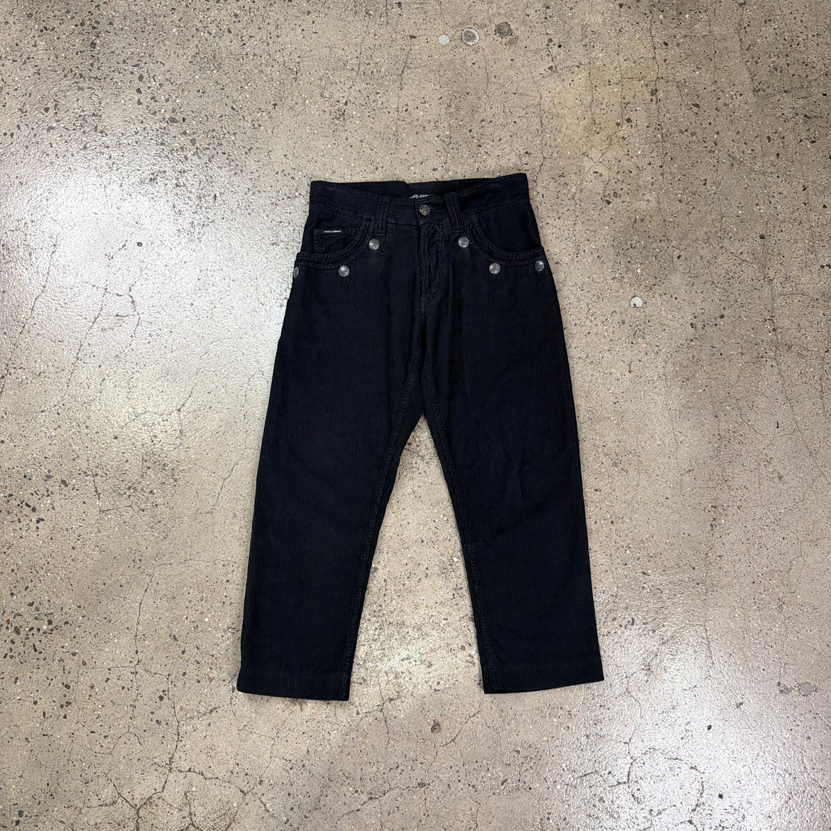 Dolce & Gabbana Corduroy Sailor Capri Pants