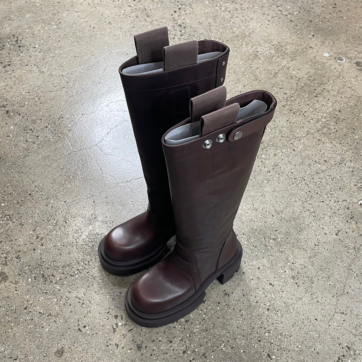 Rick Owens High-Top Bogun Boots