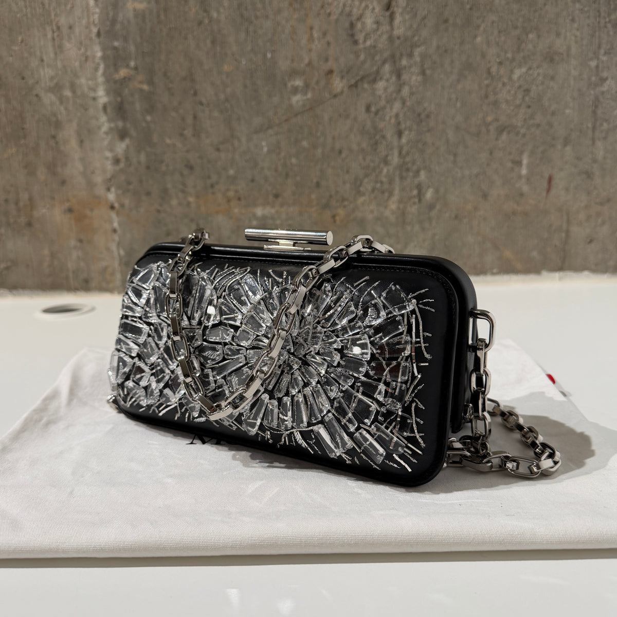 Alexander McQueen Cracked Glass Bag