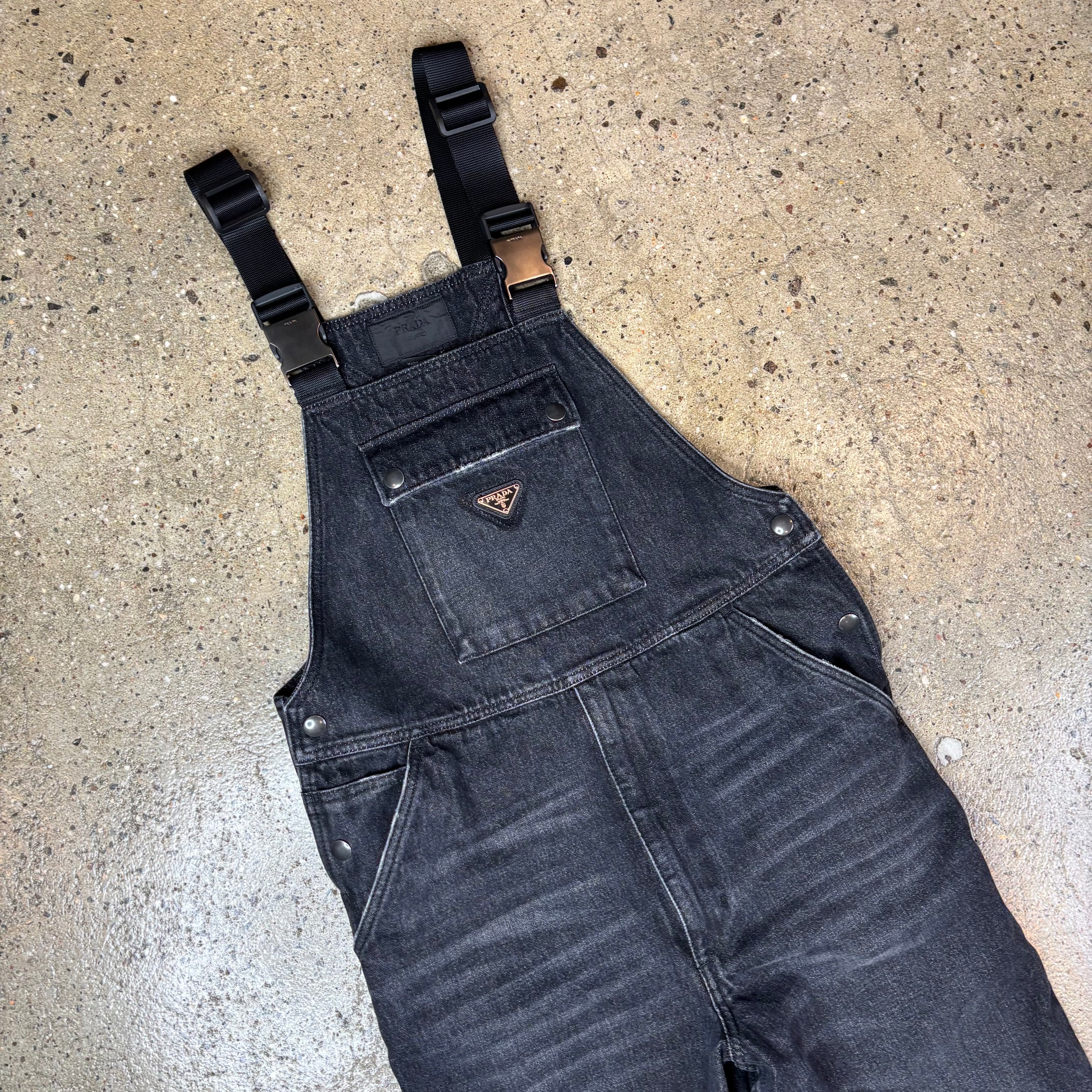 Prada Raf Simons Denim Overalls