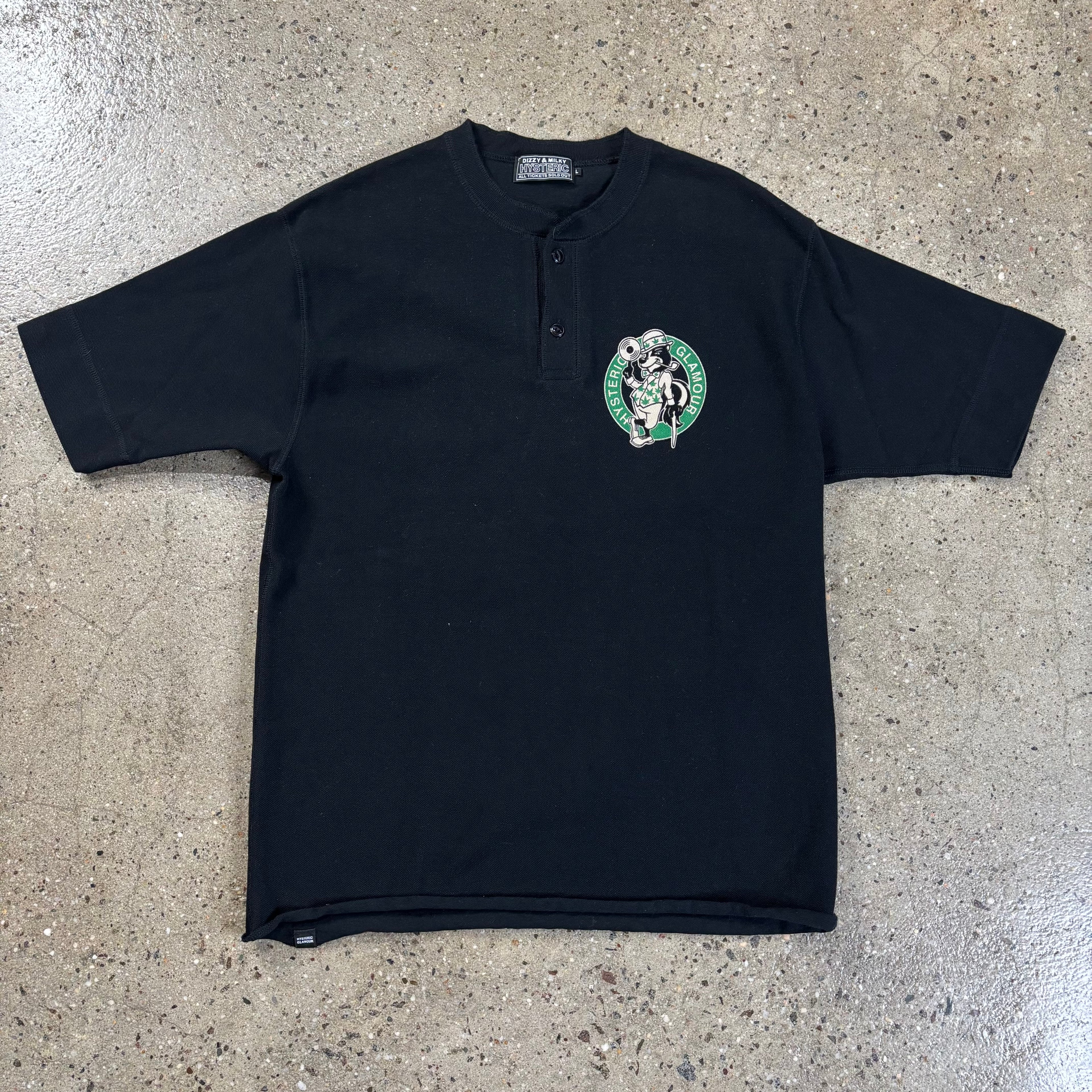 Hysteric Glamour Henley Polo Shirt