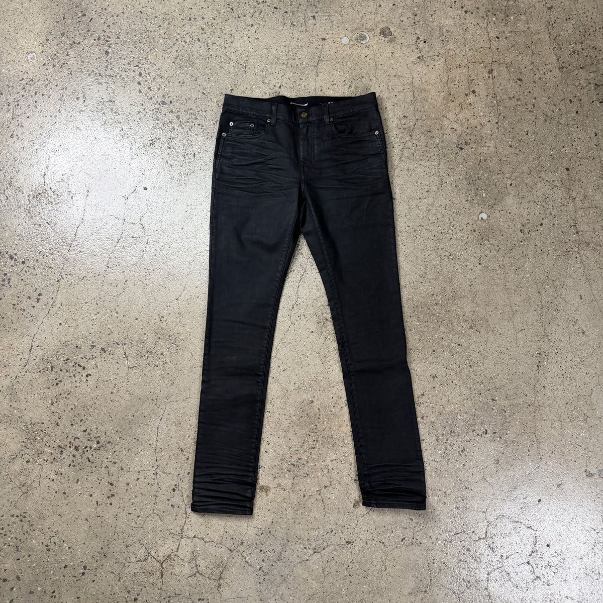 Saint Laurent Waxed D02 Jeans
