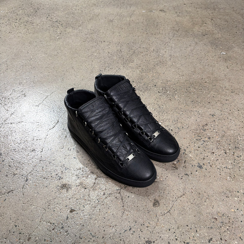 Balenciaga Arena High Leather Sneakers