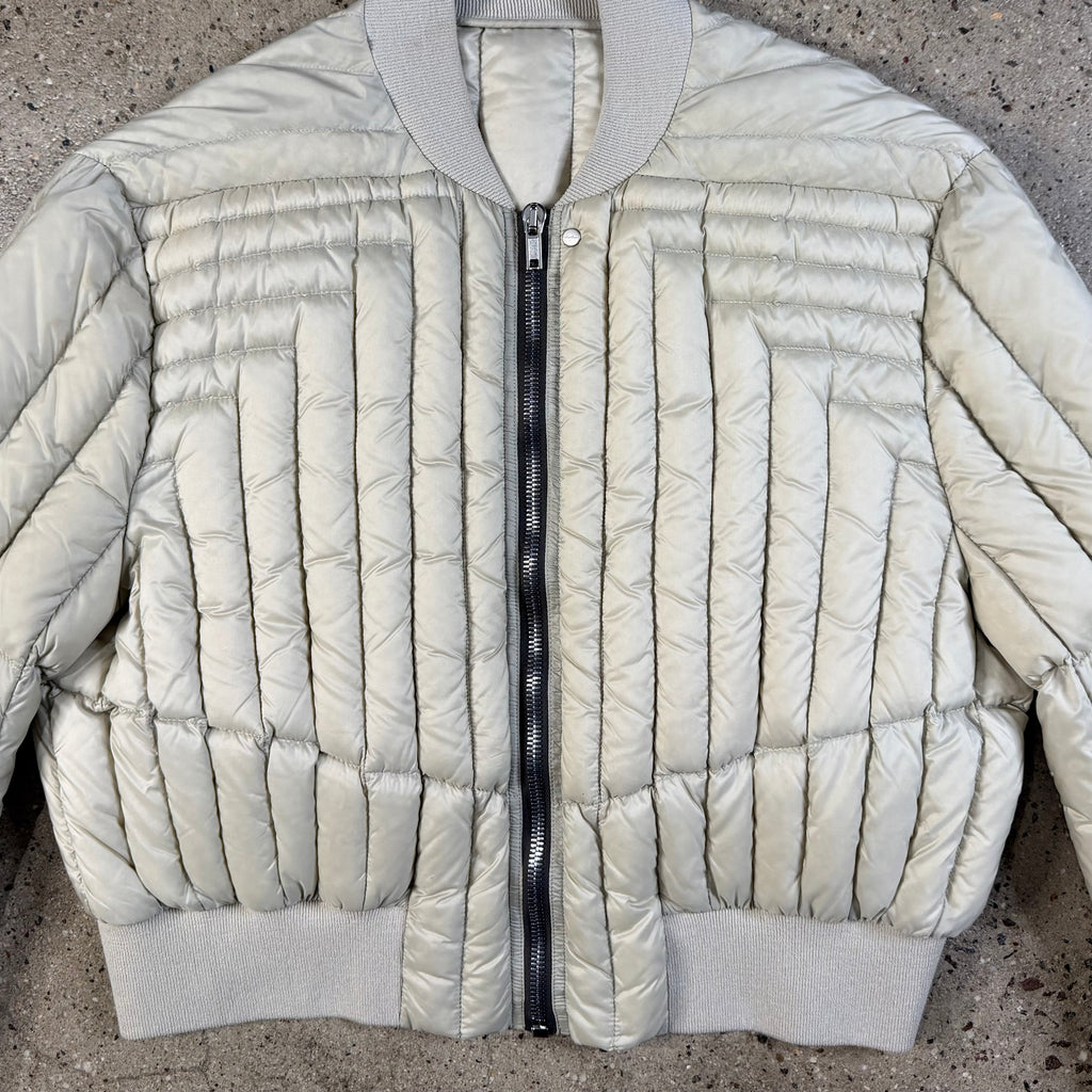 Rick Owens Fog Cropped Bomber Jacket