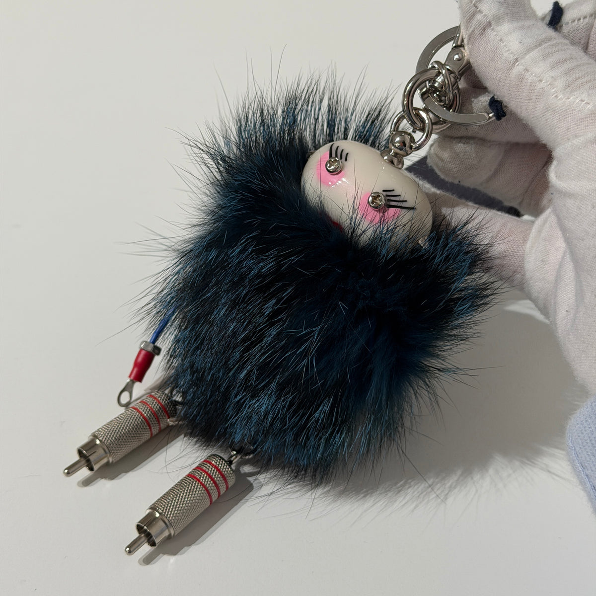 Prada “Nancy” Robot Fur Charm