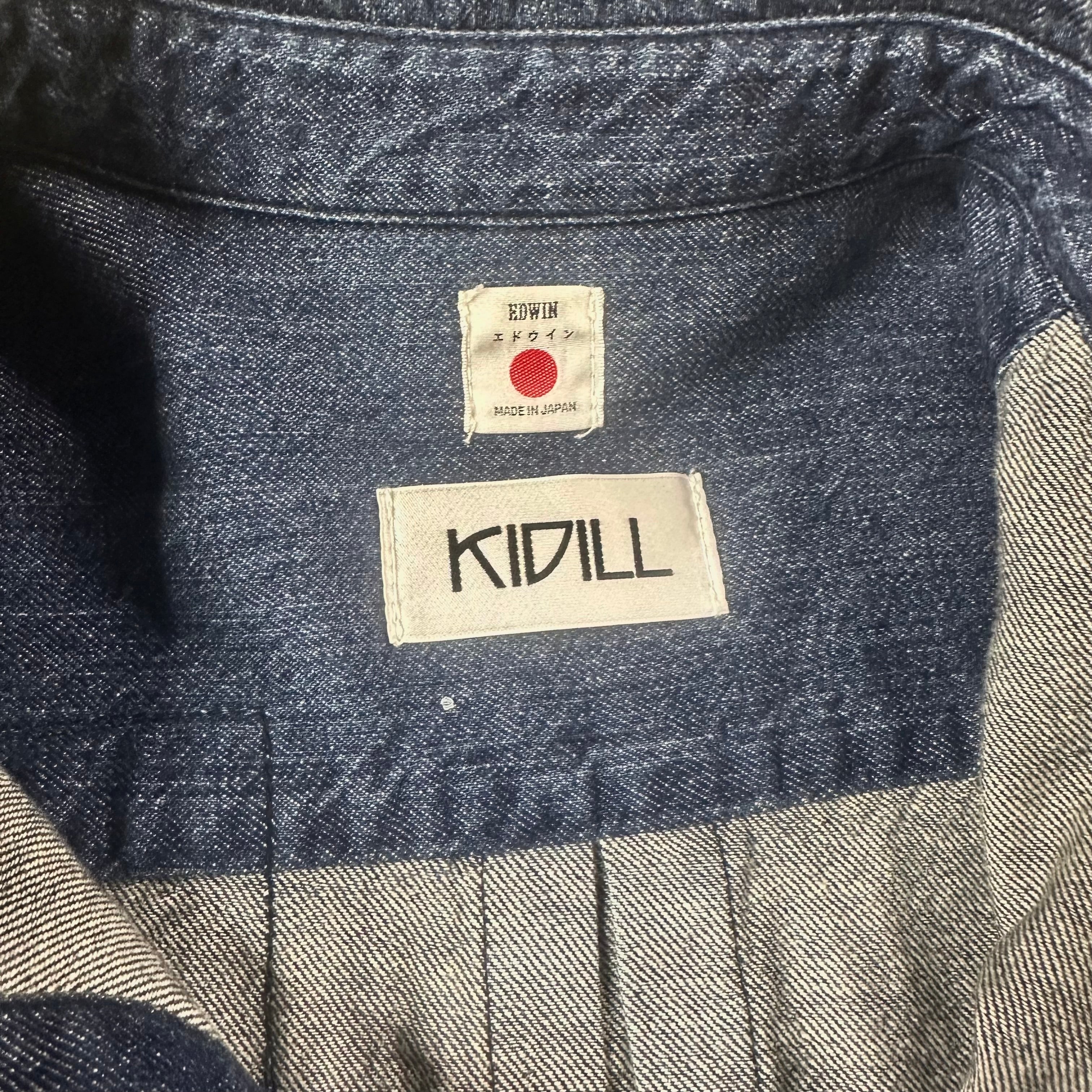 Kidill Edwin Patchwork Denim Shirt