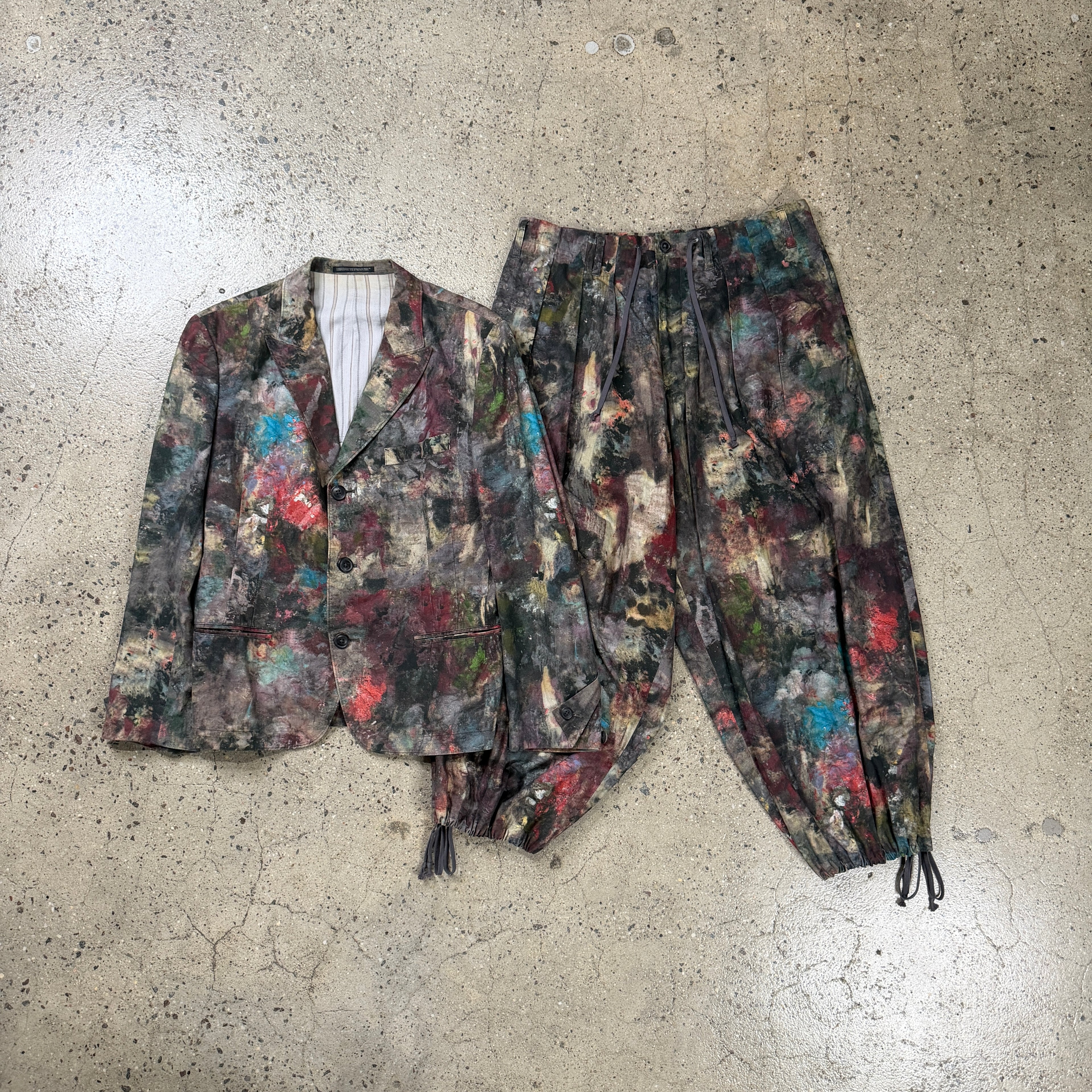 Yohji Yamamoto SS18 Paint Splatter Suit