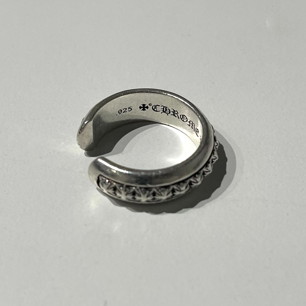 Chrome Hearts  Studded Scroll Ring