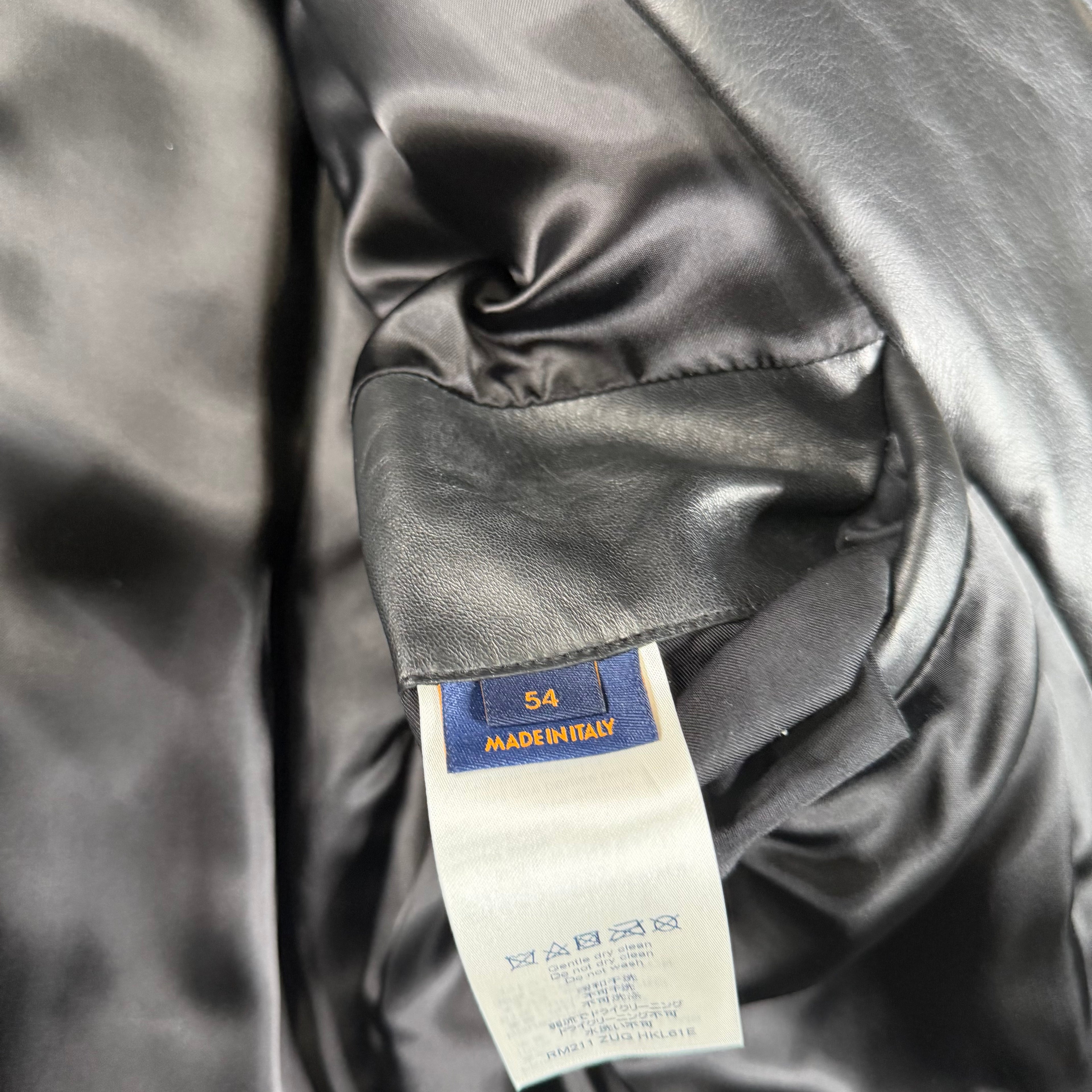 Louis Vuitton Leather Puffer Perfecto Jacket