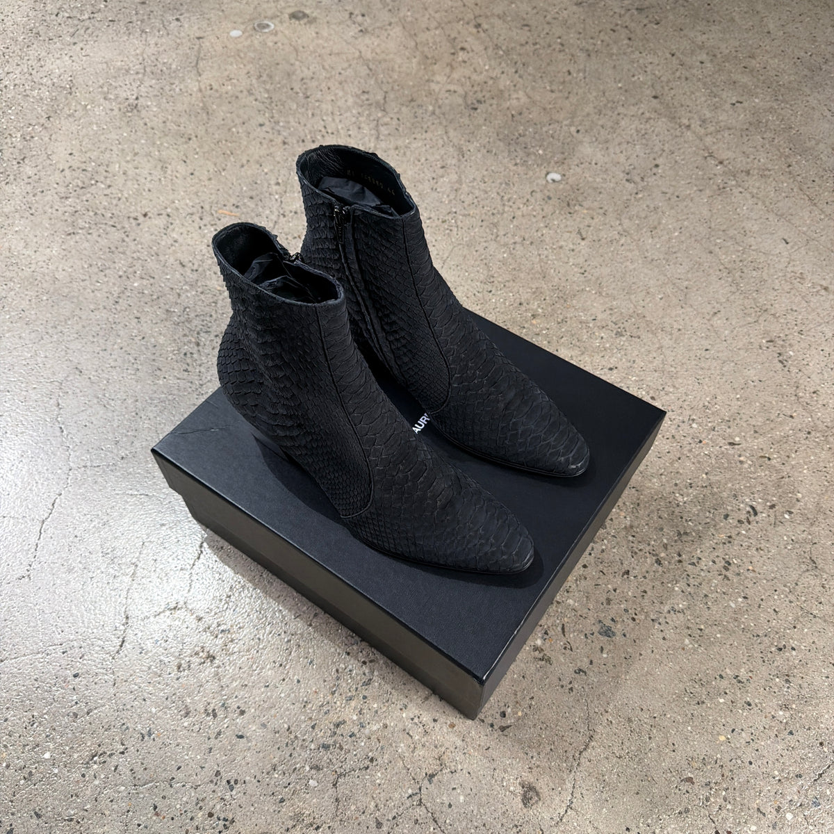 Saint Laurent Python Vassili 60 Boot