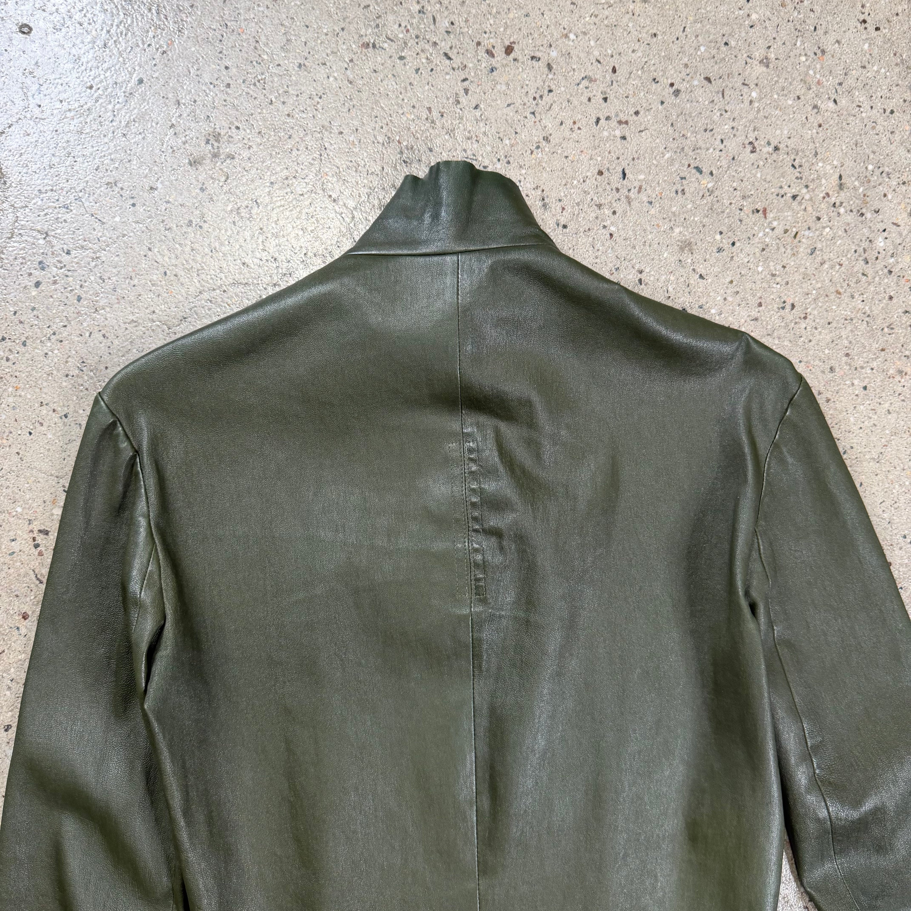 Rick Owens Gethsemane Gary Leather Jacket S outerwear