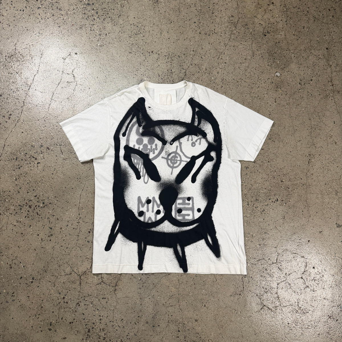 Givenchy X Chito Dog Graffiti Print Tee