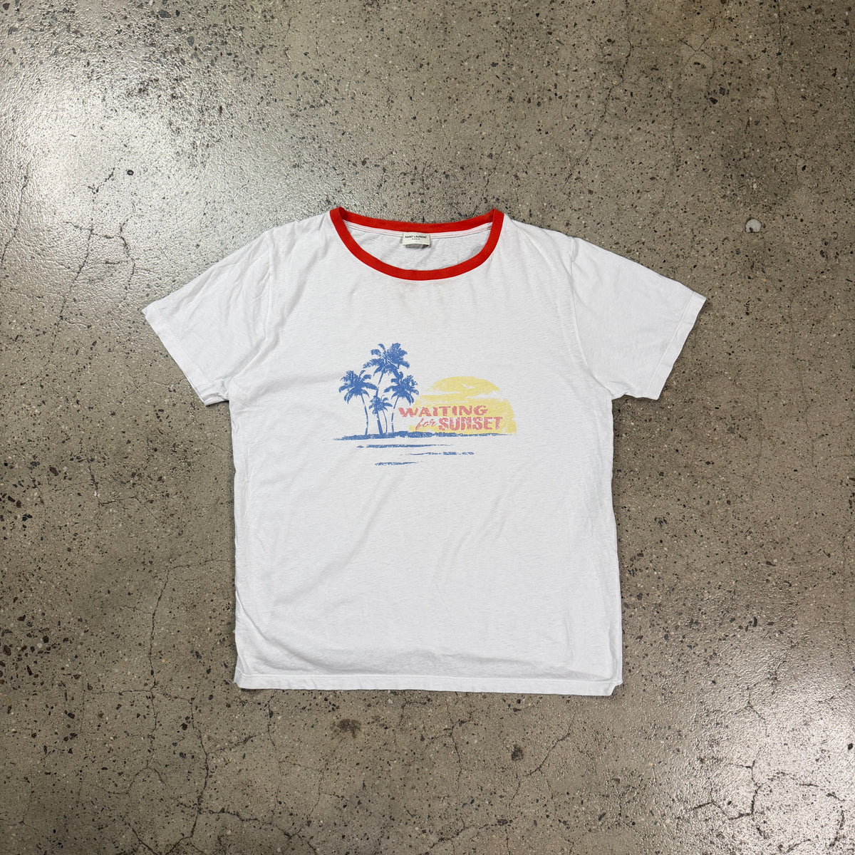 Saint Laurent Waiting for Sunset Tee