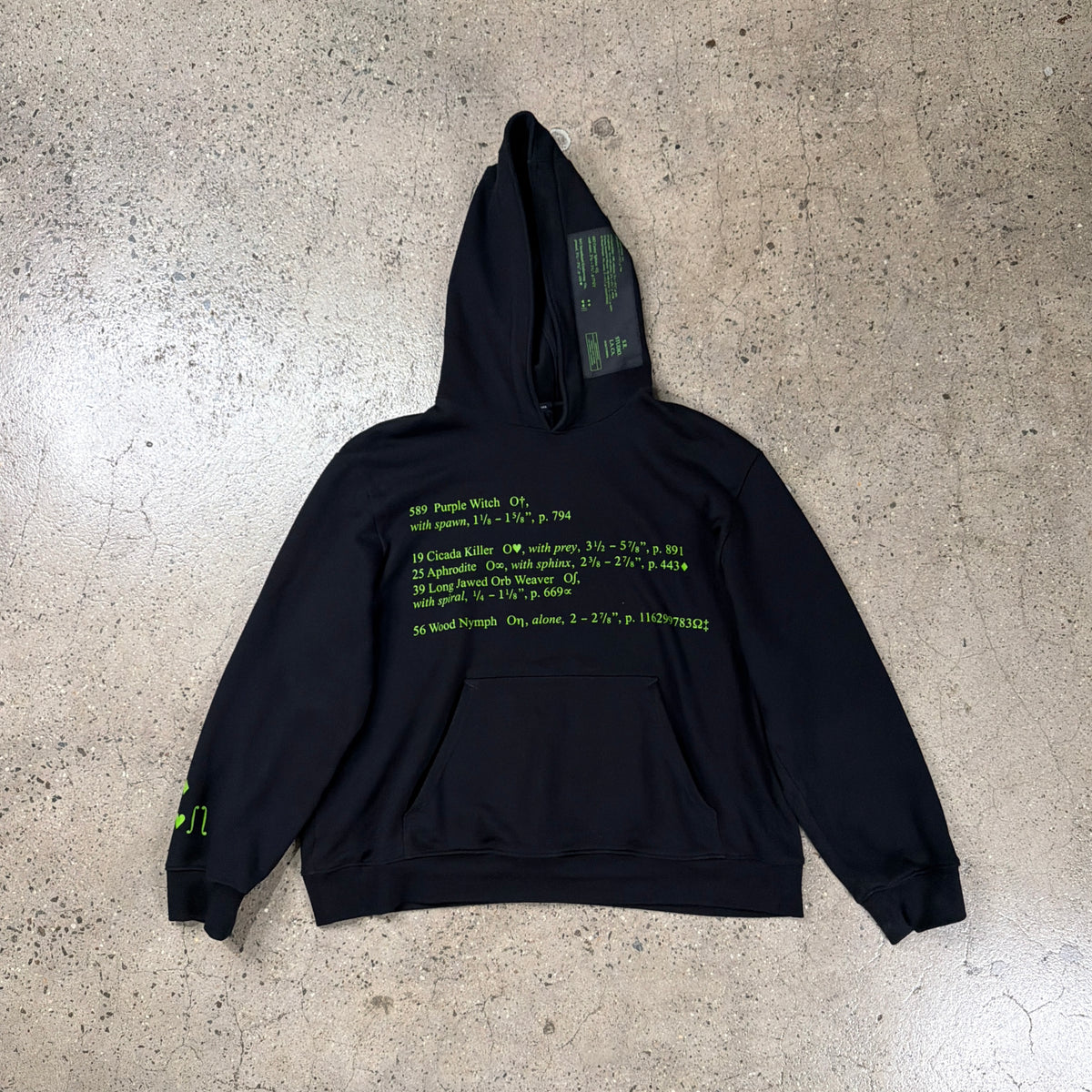 Sterling Ruby S.R Studios Insect Hoodie
