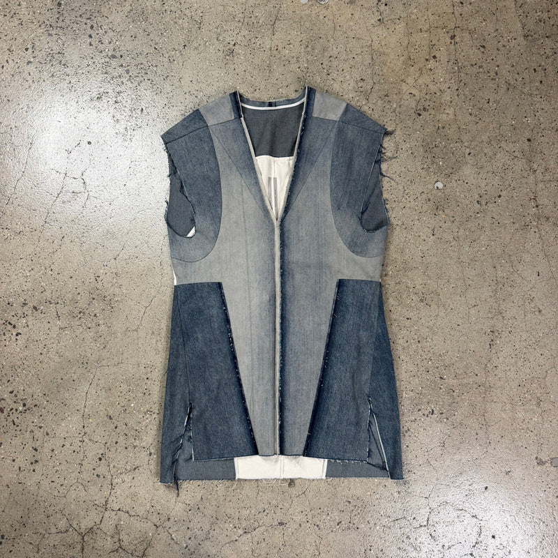 Rick Owens SS22 Fogachine Kuntrol Denim Top
