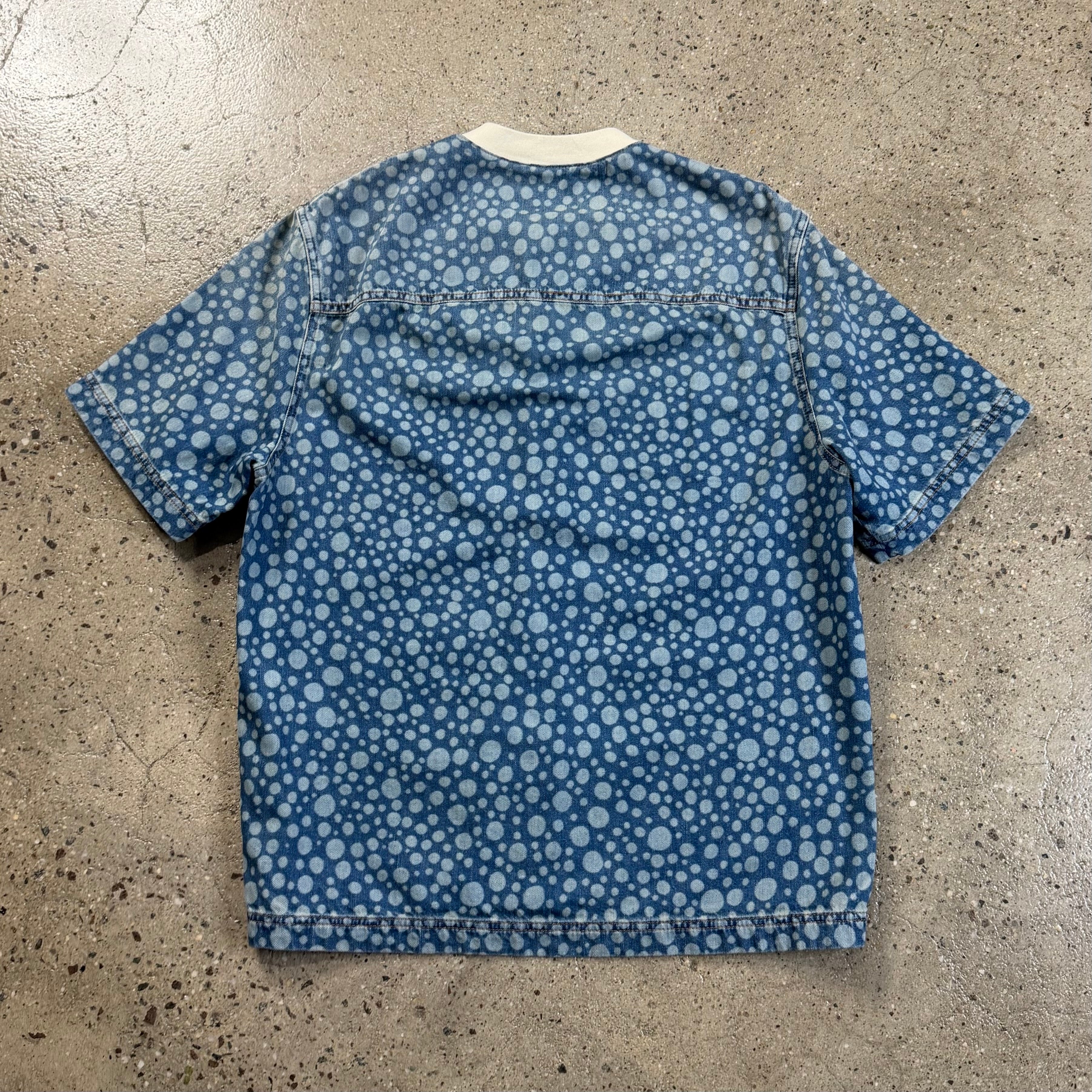 Louis Vuitton Yayoi Kusama Denim Baseball Jersey