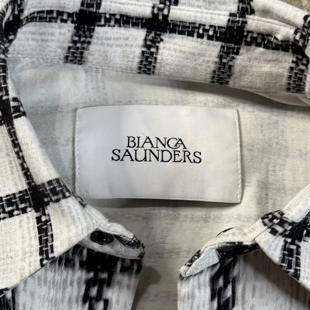 Bianca Saunders Rowdy Check Print Shirt