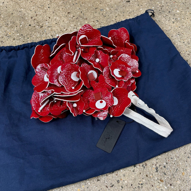 Miu Miu Leather Applique Runway Hat OS accessories