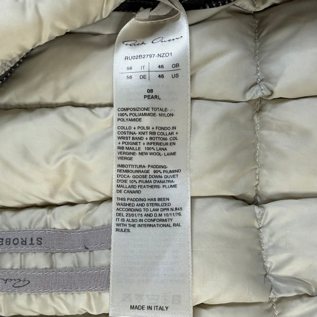 Rick Owens Fog Cropped Bomber Jacket