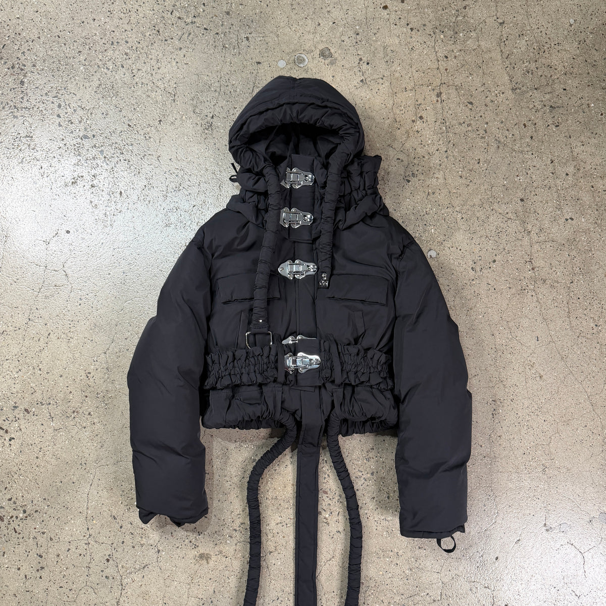 Craig Green FW17 Runway Cropped Scuba Jacket