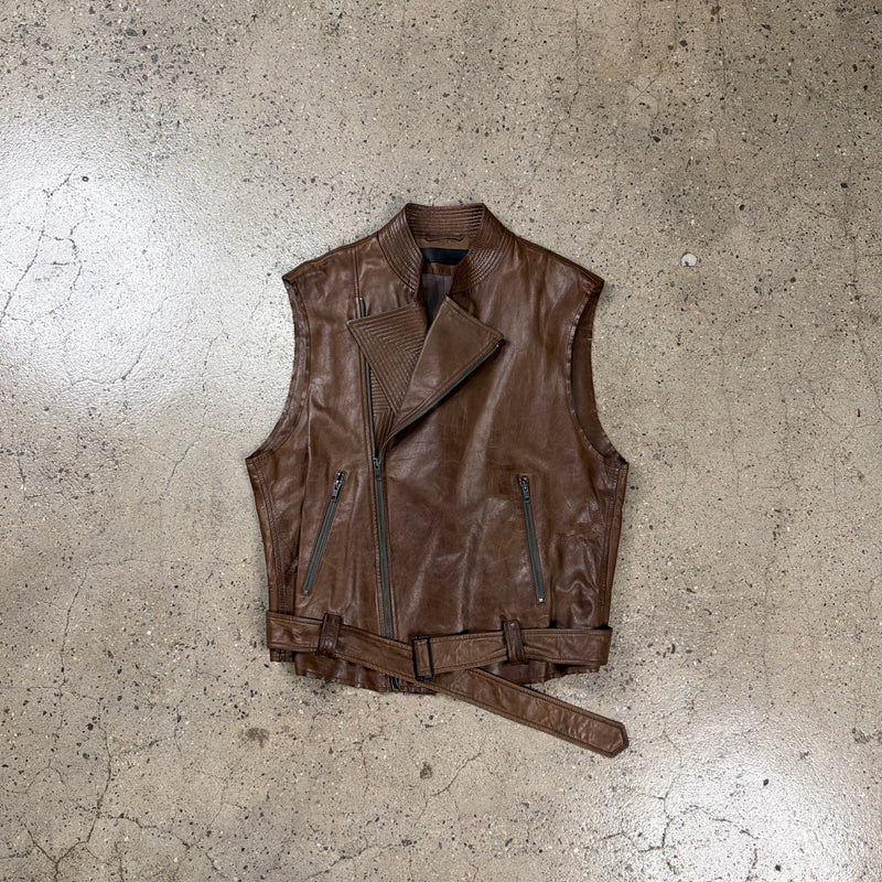 Haider Ackermann SS11 Leather Vest